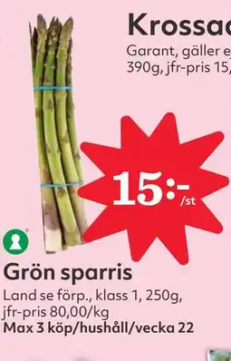 Grön sparris