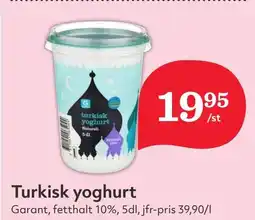 Östenssons GARANT Turkisk yoghurt erbjuda