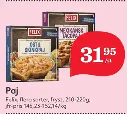 Östenssons FELIX Paj erbjuda