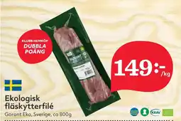 Östenssons GARANT EKO Ekologisk fläskytterfilé erbjuda