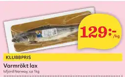 Östenssons Varmrökt lax erbjuda