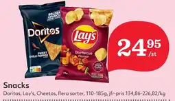 Östenssons DORITOS LAYS Snacks erbjuda