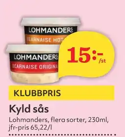 Östenssons LOHMANDERS Kyld sås erbjuda