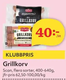 Östenssons SCAN Grillkorv erbjuda