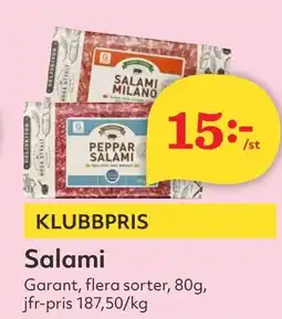Östenssons GARANT Salami erbjuda