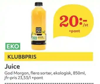 Hemköp Juice 850ml erbjuda