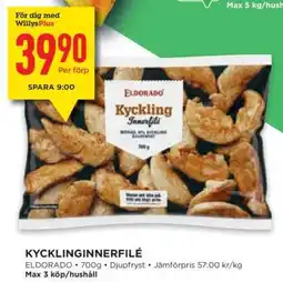 Willys Kycklinginnerfilé erbjuda
