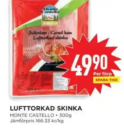 Willys LUFTTORKAD SKINKA erbjuda