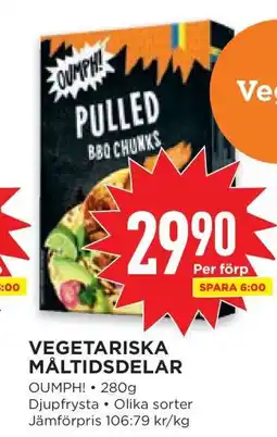 Willys VEGETARISKA MÅLTIDSDELAR erbjuda