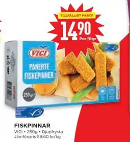 Willys Fiskpinnar erbjuda
