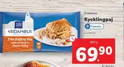 Lidl Eridanous Kycklingpaj erbjuda