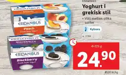 Lidl Eridanous Yoghurt i grekisk stil erbjuda