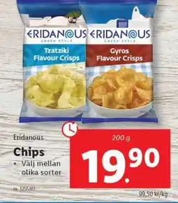 Lidl ERIDANOUS Chips erbjuda