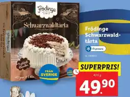 Lidl Frödinge Schwarzwaldtårta erbjuda