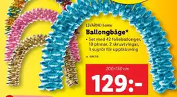 Lidl LIVARNO home Ballongbåge erbjuda
