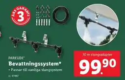 Lidl PARKSIDE Bevattningssystem erbjuda
