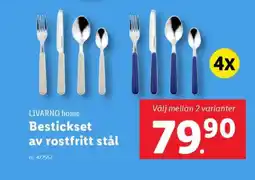 Lidl LIVARNO home Bestickset av rostfritt stål erbjuda