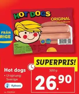 Lidl Hot Dogs erbjuda