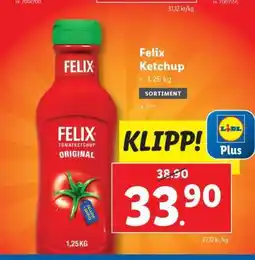 Lidl Felix ketchup erbjuda