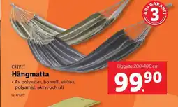 Lidl CRIVIT Hängmatta erbjuda