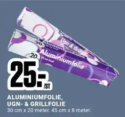 ÖoB ALUMINIUMFOLIE, UGN- & GRILLFOLIE erbjuda
