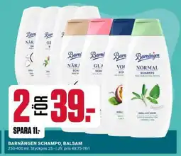 ÖoB Barnängen Schampo, Balsam erbjuda