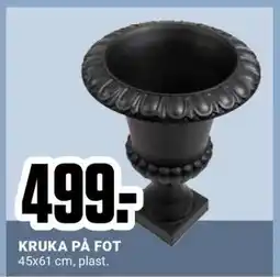 ÖoB KRUKA PÅ FOT erbjuda