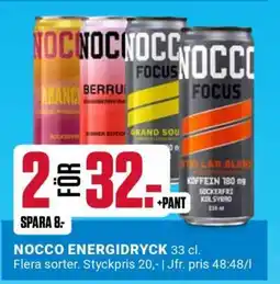 NOCCO Energidryck
