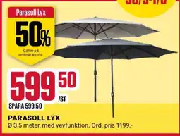 ÖoB Parasoll LYX erbjuda