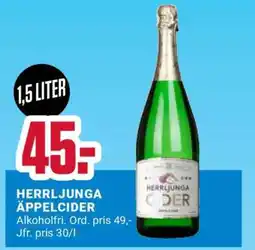 ÖoB HERRLJUNGA ÄPPELCIDER erbjuda