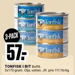 ÖoB TONFISK I BIT Buffé erbjuda