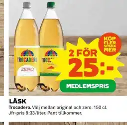 Coop Läsk Trocadero erbjuda