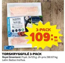 Coop TORSKRYGGFILÉ 3-PACK erbjuda