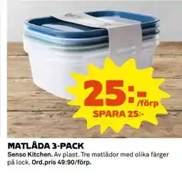 Coop MATLÅDA 3-PACK erbjuda