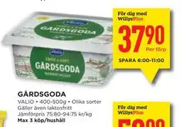 Willys GÅRDSGODA erbjuda