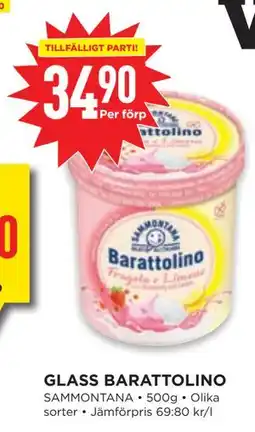 Willys GLASS BARATTOLINO erbjuda