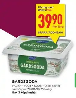 Willys Hemma GÅRDSGODA erbjuda