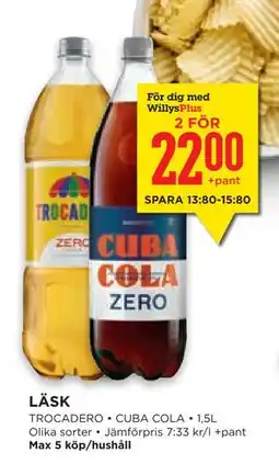 Willys Hemma LÄSK erbjuda