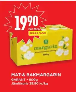 MAT-& BAKMARGARIN