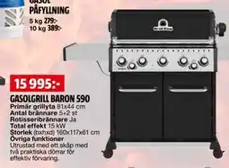 Bauhaus GASOLGRILL BARON 590 erbjuda