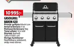 Bauhaus GASOLGRILL BARON 420 erbjuda