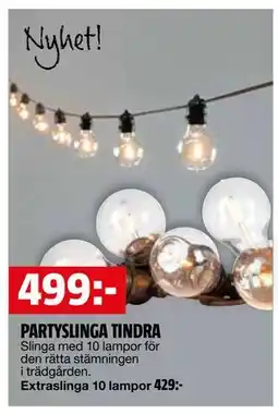 Bauhaus PARTYSLINGA TINDRA erbjuda