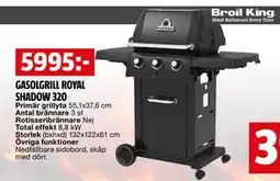 Bauhaus GASOLGRILL ROYAL SHADOW 320 erbjuda