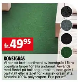 Bauhaus KONSTGRÄS erbjuda