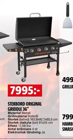 Bauhaus STEKBORD ORIGINAL GRIDDLE 36” erbjuda