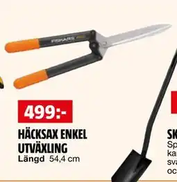 Bauhaus HÄCKSAX ENKEL UTVÄXLING erbjuda