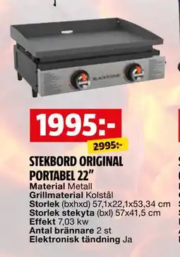 Bauhaus STEKBORD ORIGINAL PORTABEL 22” erbjuda