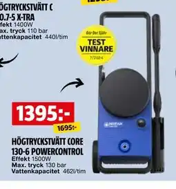 Bauhaus HÖGTRYCKSTVÄTT CORE 130-6 POWERCONTROL erbjuda