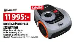 Bauhaus ROBOTGRÄSKLIPPARE SEGWAY i105 erbjuda