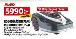 Bauhaus ROBOTGRÄSKLIPPARE ROBOLINHO WIFI 550 erbjuda